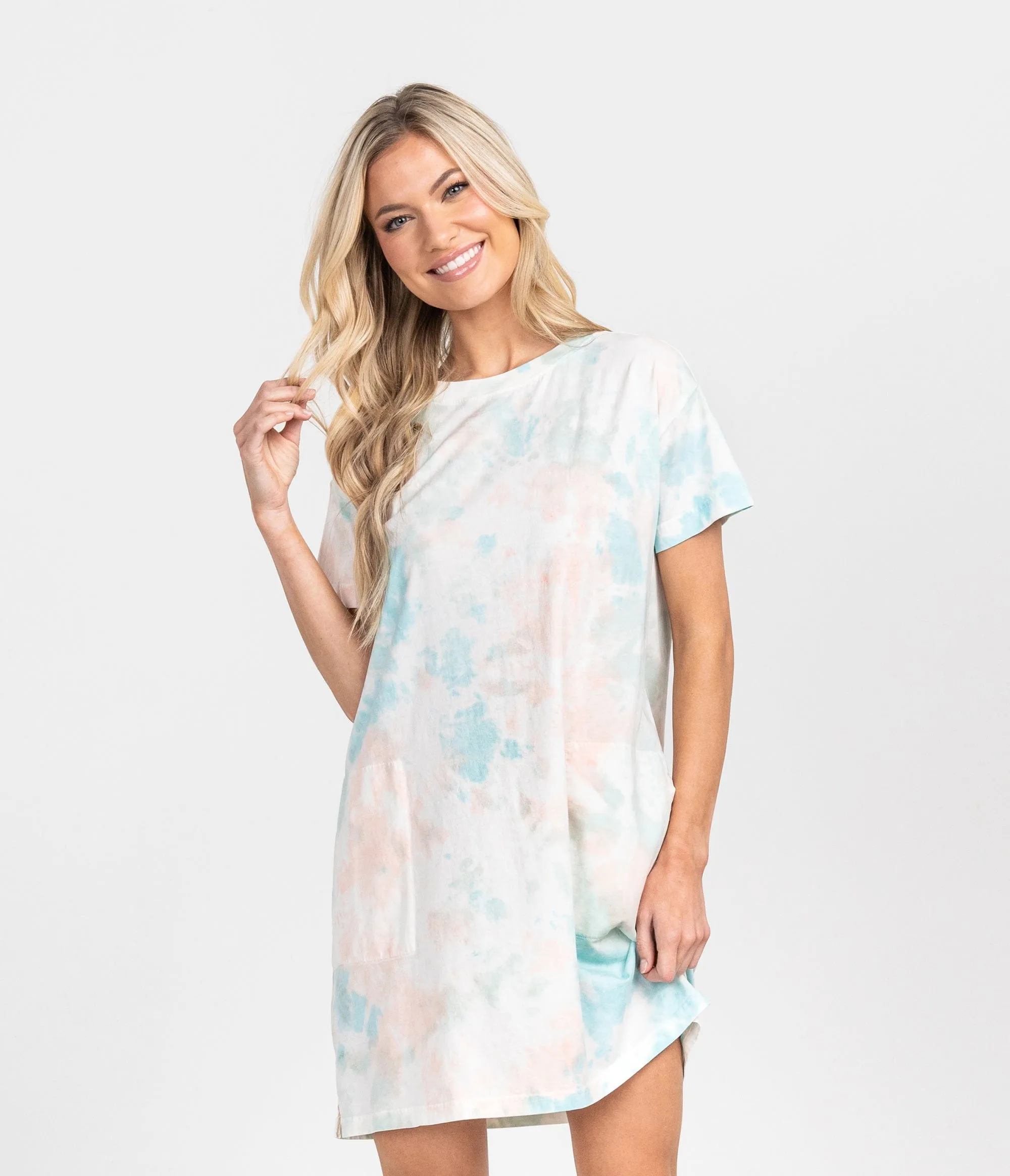 Your New Favorite Tee Dress - Tropicana