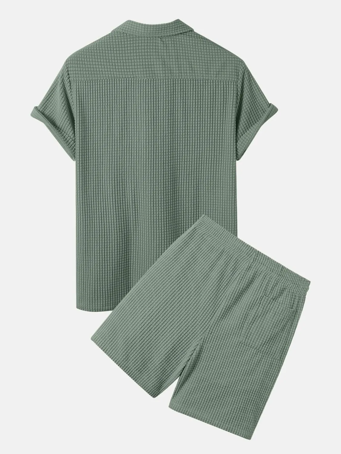 ZAFUL Men's Casual Button-Down Shirts Short Sleeve Striped Dress Shirts Button Down Tops